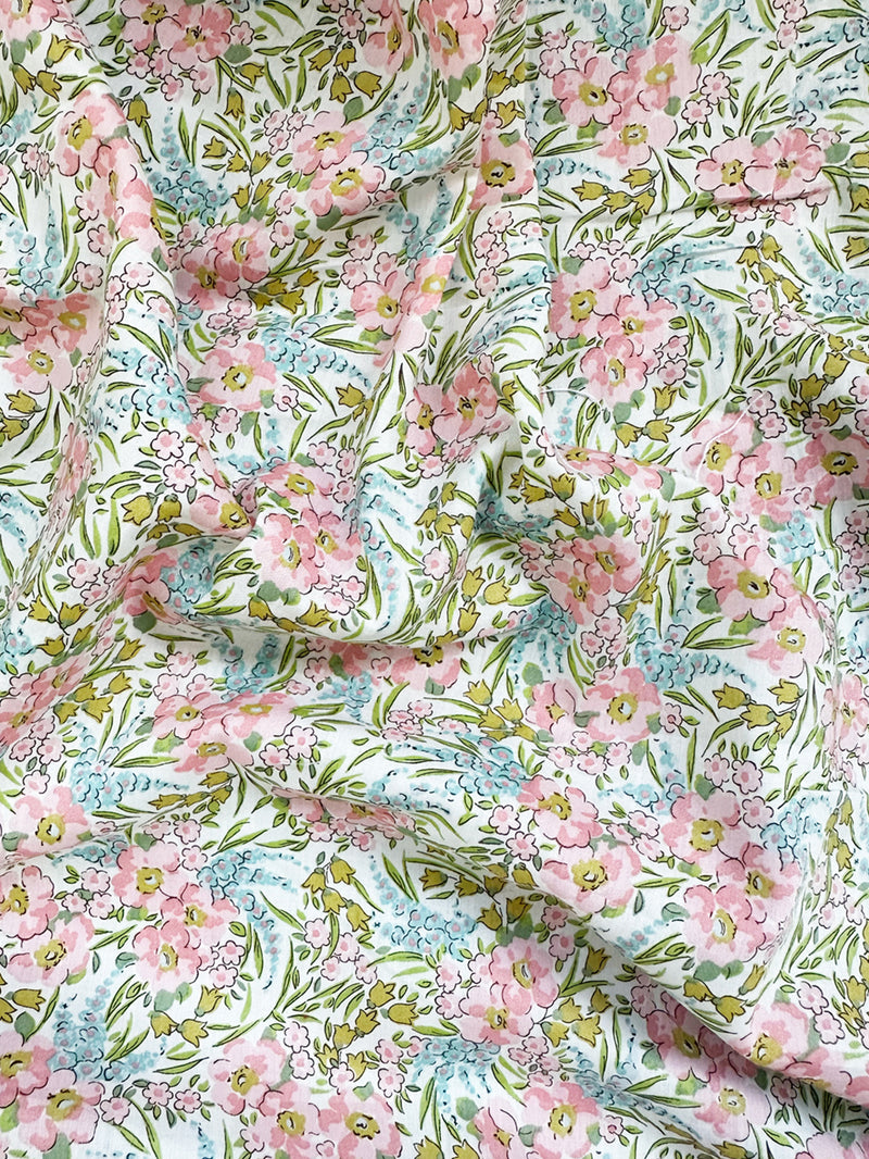 Liberty Fabric Tana Lawn® Cotton SWIRLING PETALS BLUSH