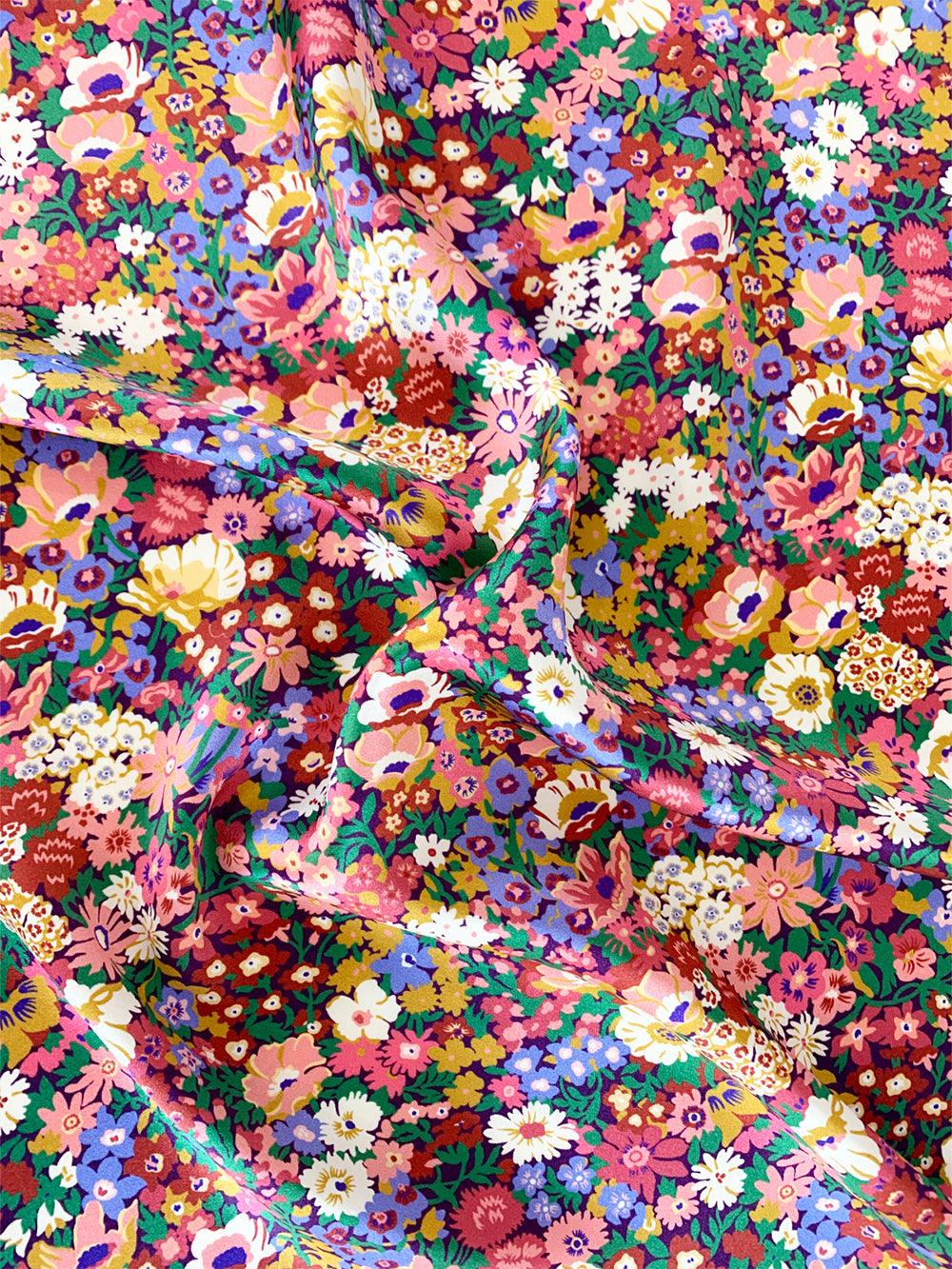 Silk Hair Scrunchie made with Liberty Fabric THORPENESS