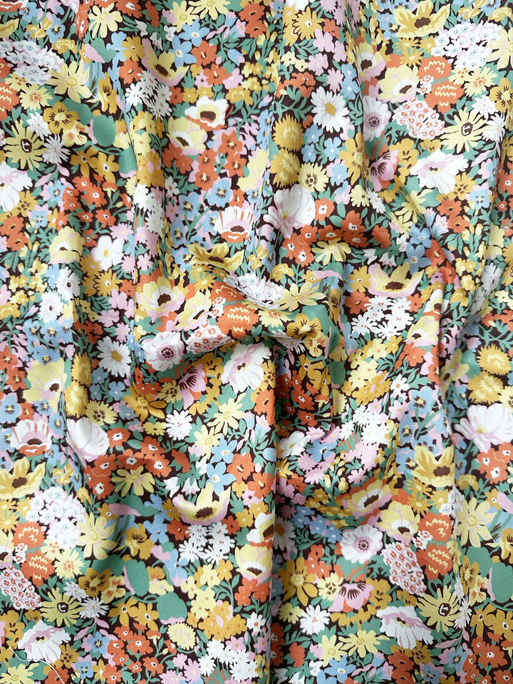 Ruffle Edge Bath Mat made with Liberty Fabric THORPE