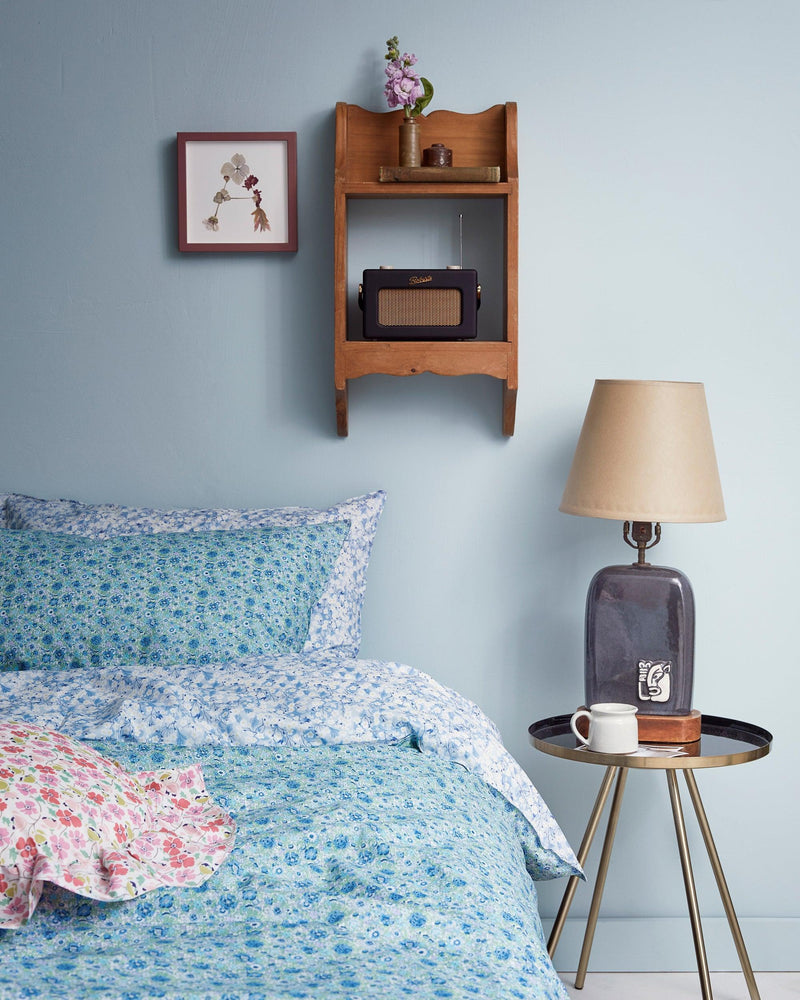 Luxury bedding made with Liberty fabric by Coco & Wolf