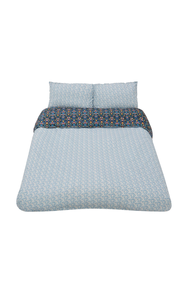 Bedding made with Liberty Fabric AURORA & MITSI VALERIA BLUE