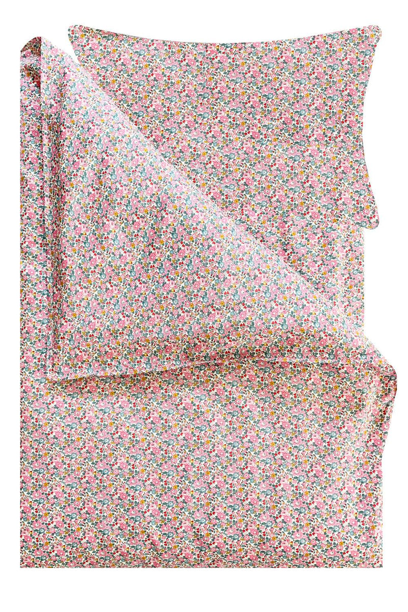 Bedding made with Liberty Fabric BETSY ANN PINK - Coco & Wolf