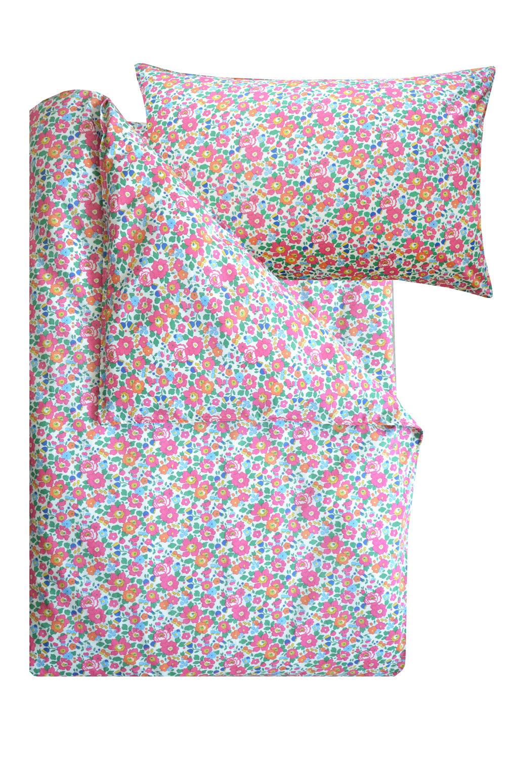 Bedding made with Liberty Fabric BETSY DEEP PINK - Coco & Wolf