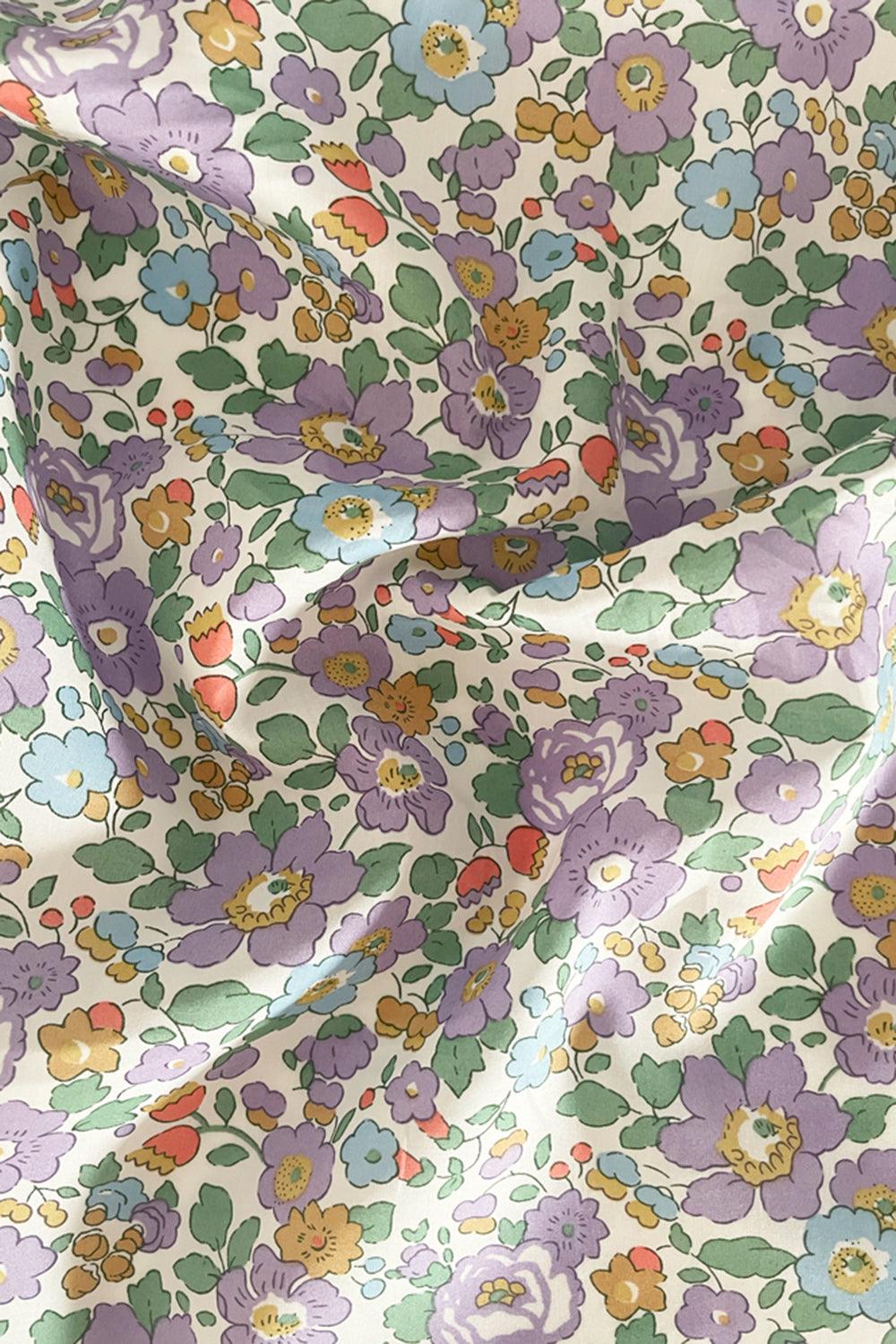 Bedding made with Liberty Fabric BETSY POWDER PURPLE - Coco & Wolf
