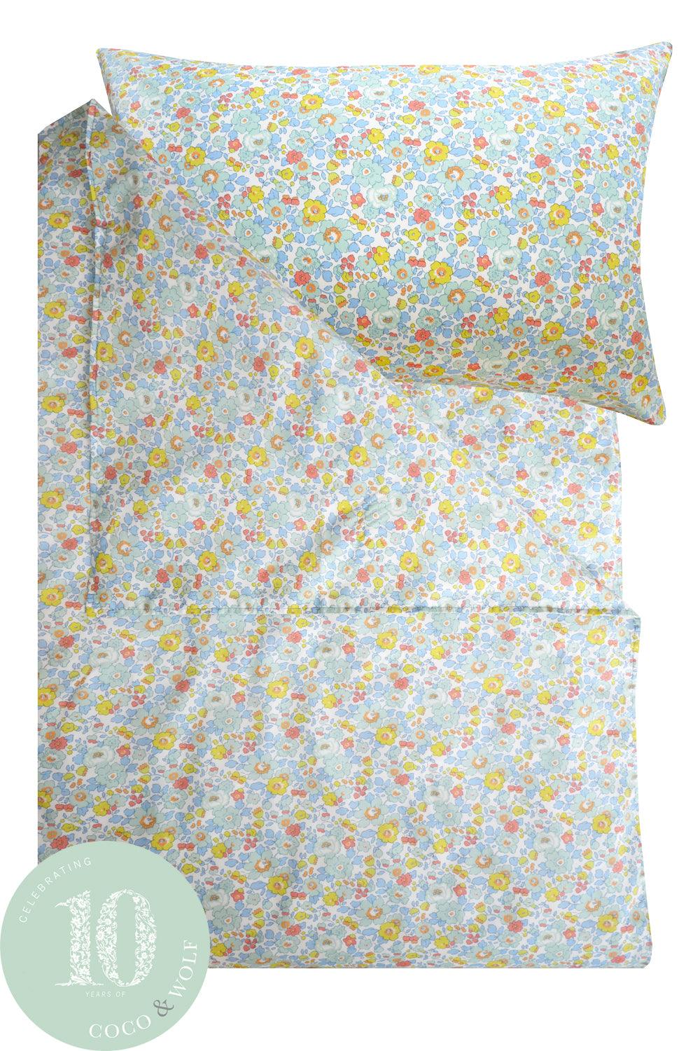 Bedding made with Liberty Fabric BETSY SAGE - Coco & Wolf