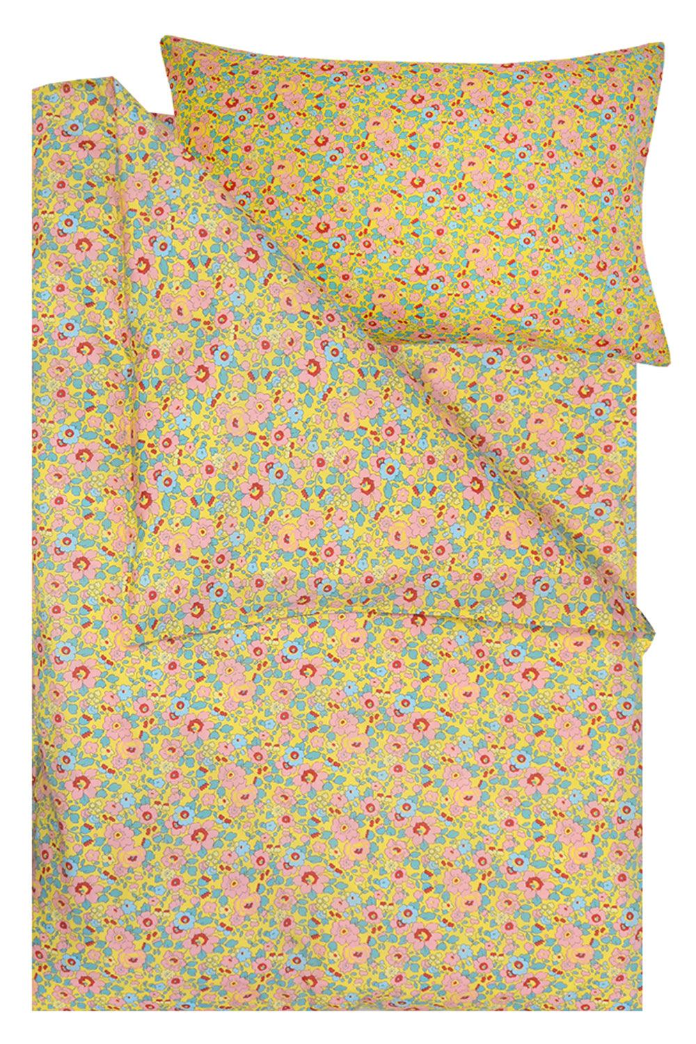 Bedding made with Liberty Fabric BETSY SUNFLOWER - Coco & Wolf