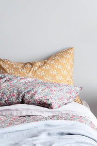 Bedding made with Liberty Fabric CAPEL MUSTARD - Coco & Wolf