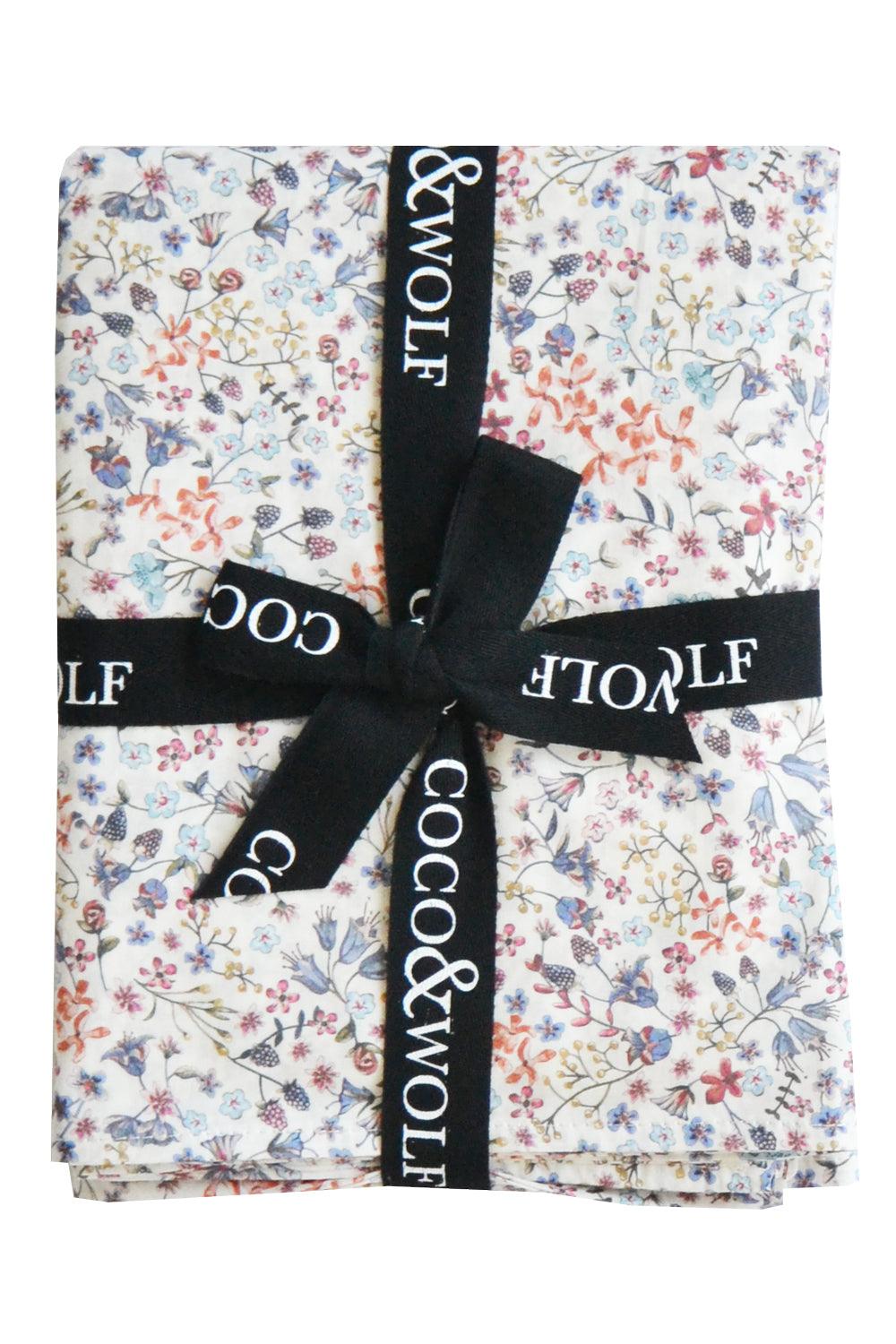 Bedding made with Liberty Fabric DONNA LEIGH SNOW - Coco & Wolf