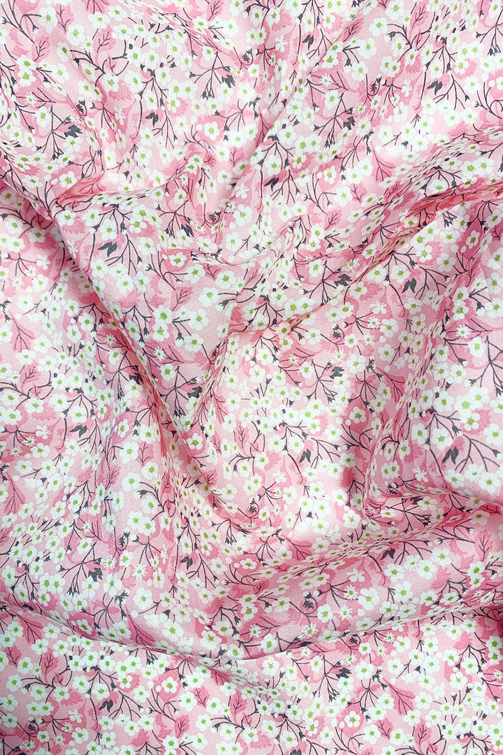 Bedding made with Liberty Fabric MITSI VALERIA PINK - Coco & Wolf