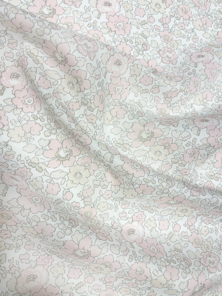 Pillowcase made with Liberty Fabric BETSY LACE