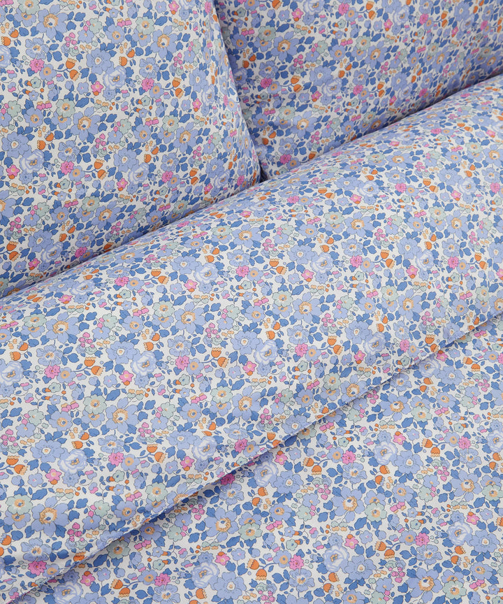 Duvet Set made with Liberty Fabric BETSY LAVENDER BLUE