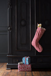 Christmas Stocking made with Liberty Fabric MITSI VALERIA - Coco & Wolf