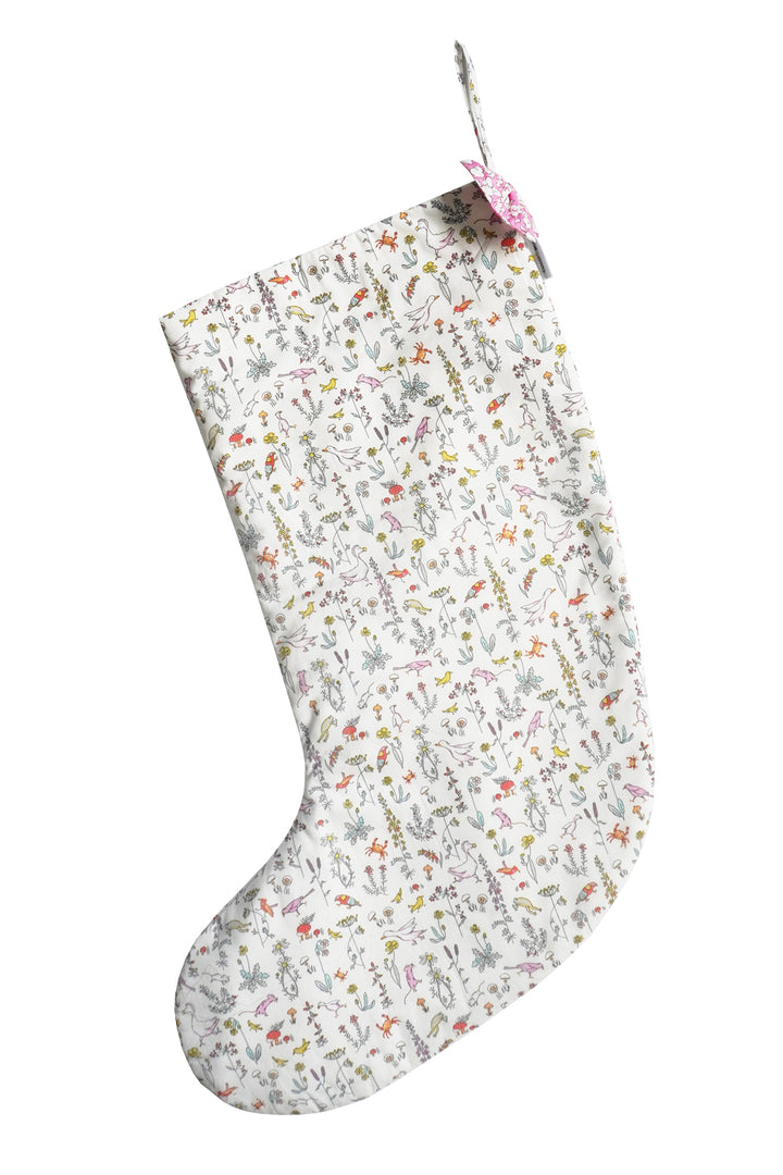 Christmas Stocking made with Liberty Fabric THEO