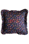 Coco & Wolf x Polly Wren Studios Embroidered Ruffle Cushion made with Liberty Fabric ANNIE