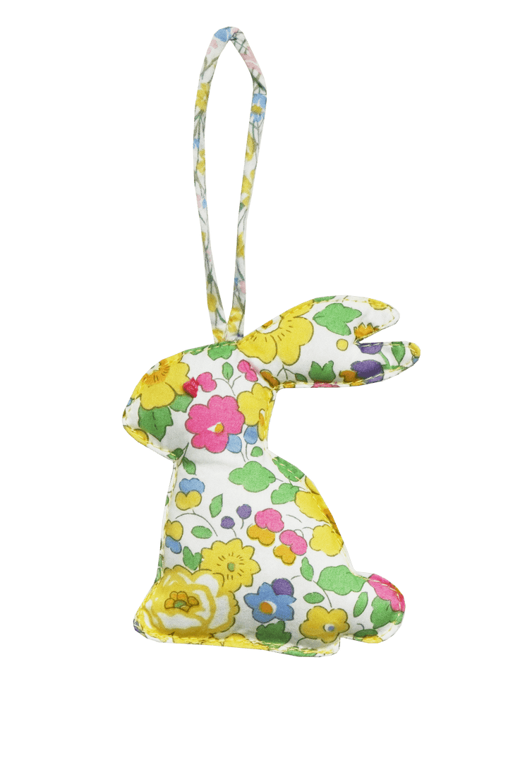 Rabbit Bauble made with Liberty Fabric BETSY & MEADOWLAND