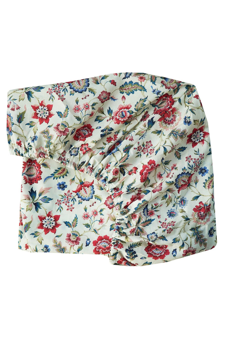 Fitted Sheet made with Liberty Fabric EVA BELLE