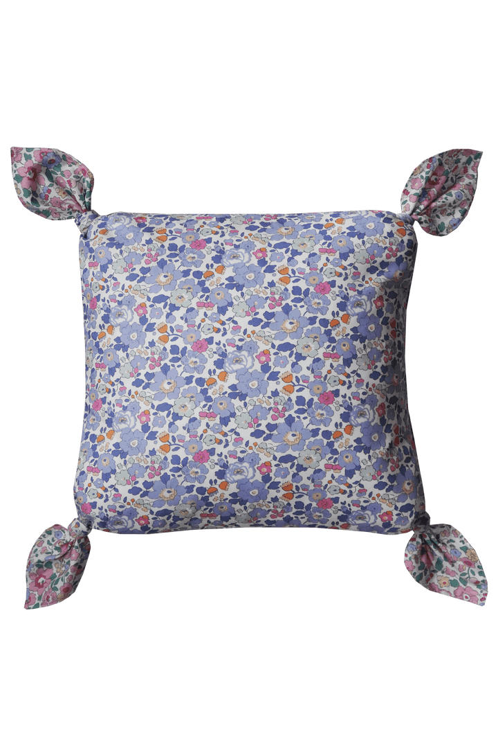 Tie Corner Cushion made with Liberty Fabric BETSY