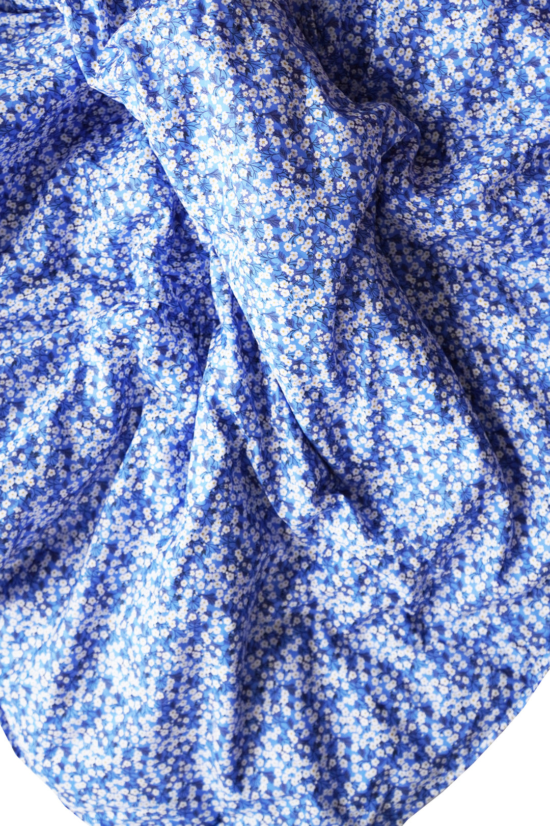 Reversible Heirloom Quilt made with Liberty Fabric THEO BLUE & MITSI VALERIA BLUE