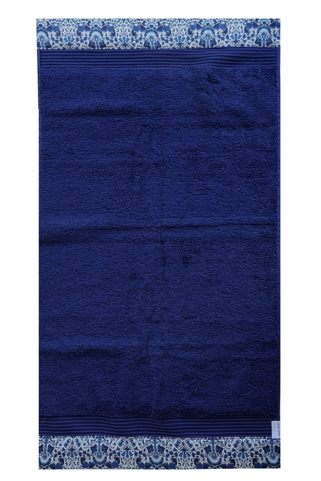 Border Edge Towel made with Liberty Fabric LODDEN