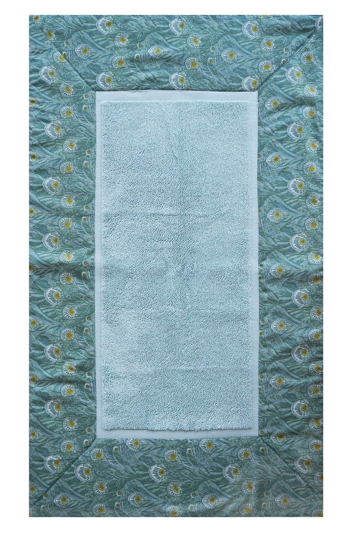 Border Edge Bath Mat made with Liberty Fabric QUEEN HERA