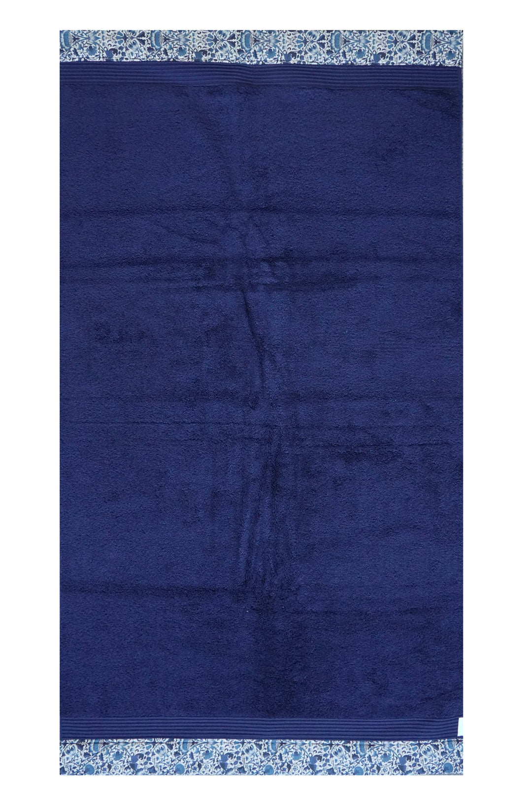Border Edge Towel made with Liberty Fabric LODDEN