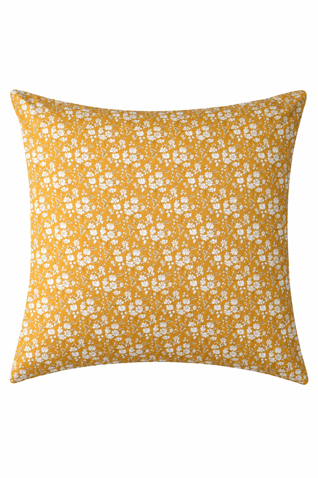 Housewife Pillowcase made with Liberty Fabric CAPEL MUSTARD