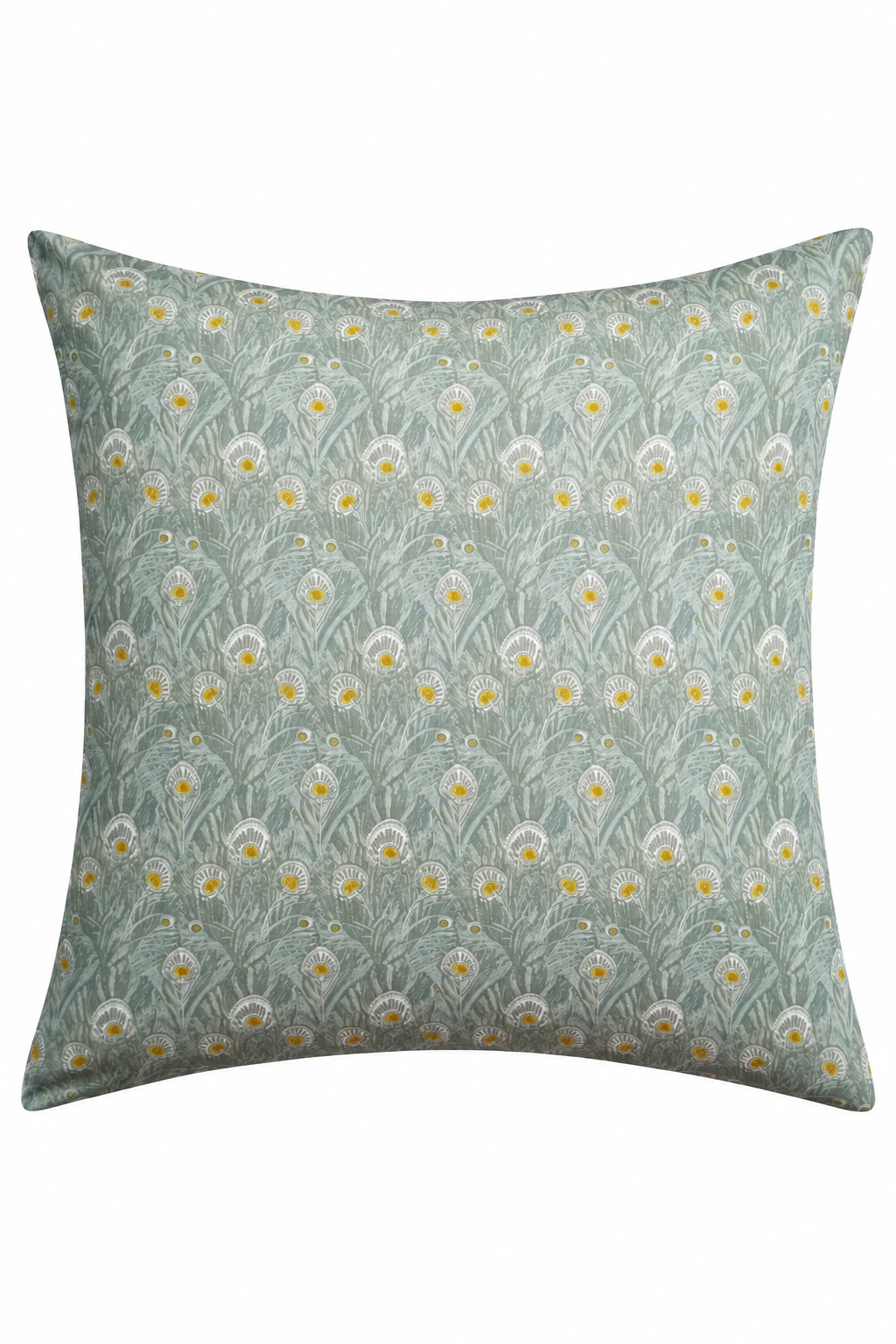 Housewife Pillowcase made with Liberty Fabric QUEEN HERA GREEN