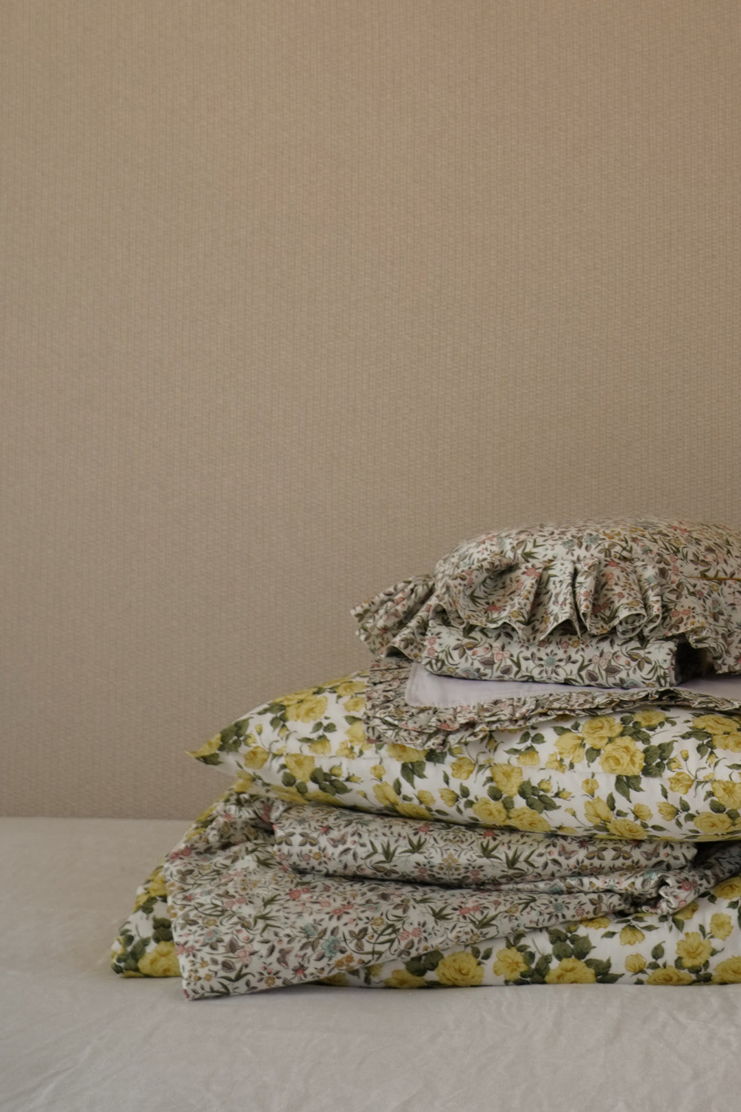 Pillowcase made with Liberty Fabric CARLINE ROSE