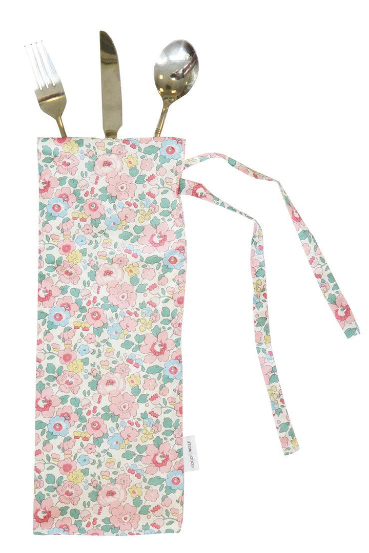 Cutlery Bag made with Liberty Fabric BETSY CANDY FLOSS - Coco & Wolf