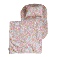 Dolls Bedding Set made with Liberty Fabric BETSY ROSE - Coco & Wolf