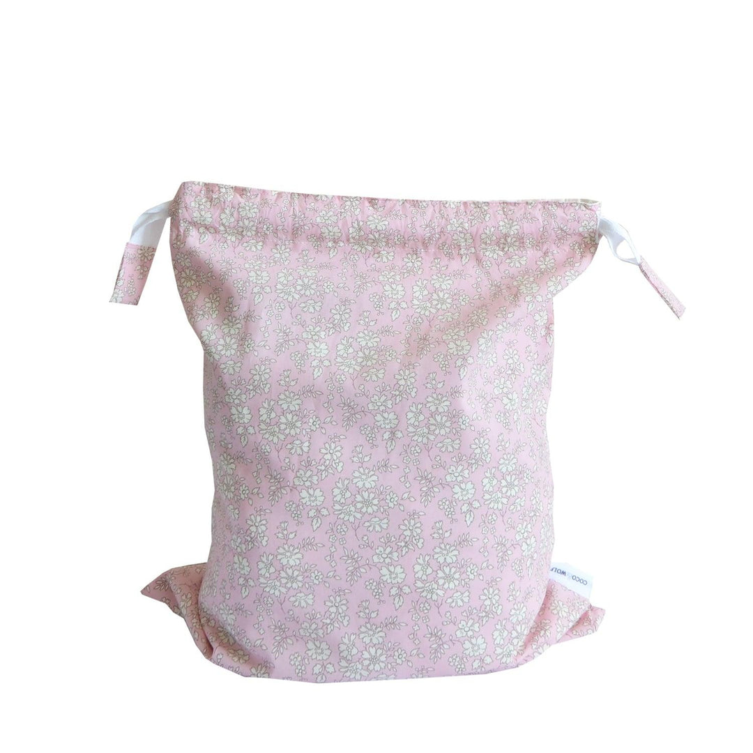 Drawstring Bag made with Liberty Fabric CAPEL PINK - Coco & Wolf