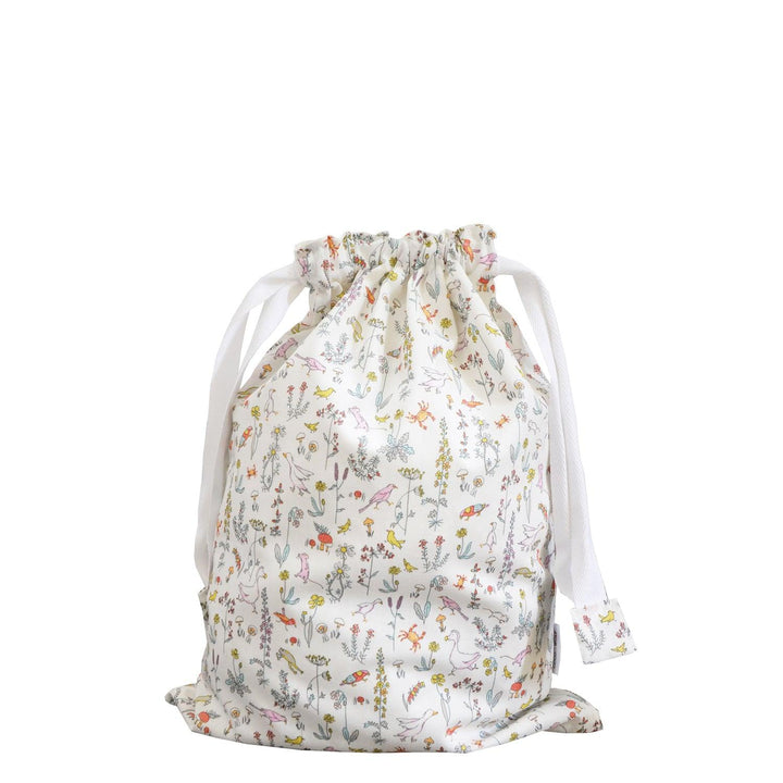 Drawstring Bag made with Liberty Fabric THEO PINK - Coco & Wolf