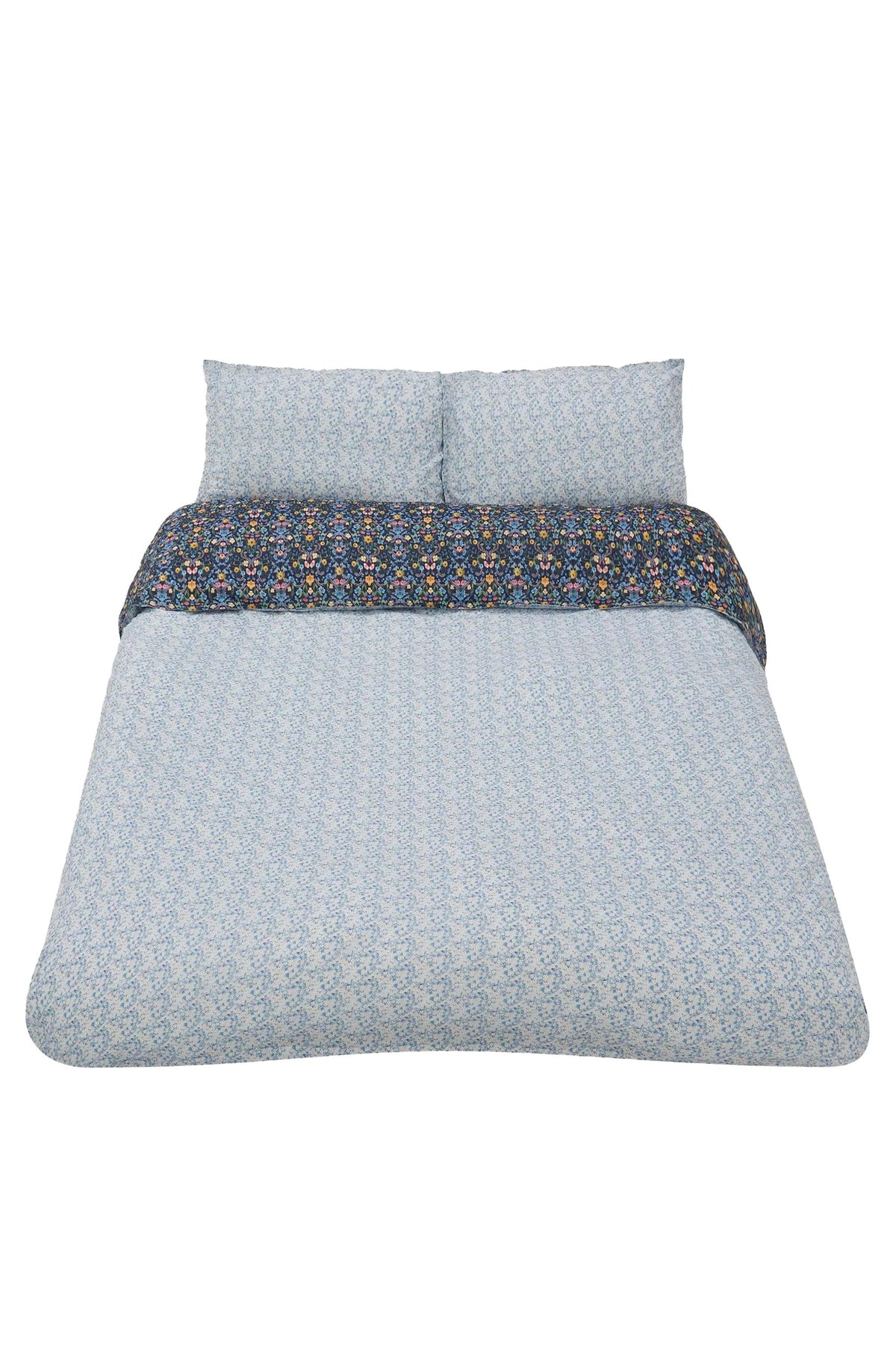 Bedding made with Liberty Fabric MITSI VALERIA BLUE & AURORA - Coco & Wolf