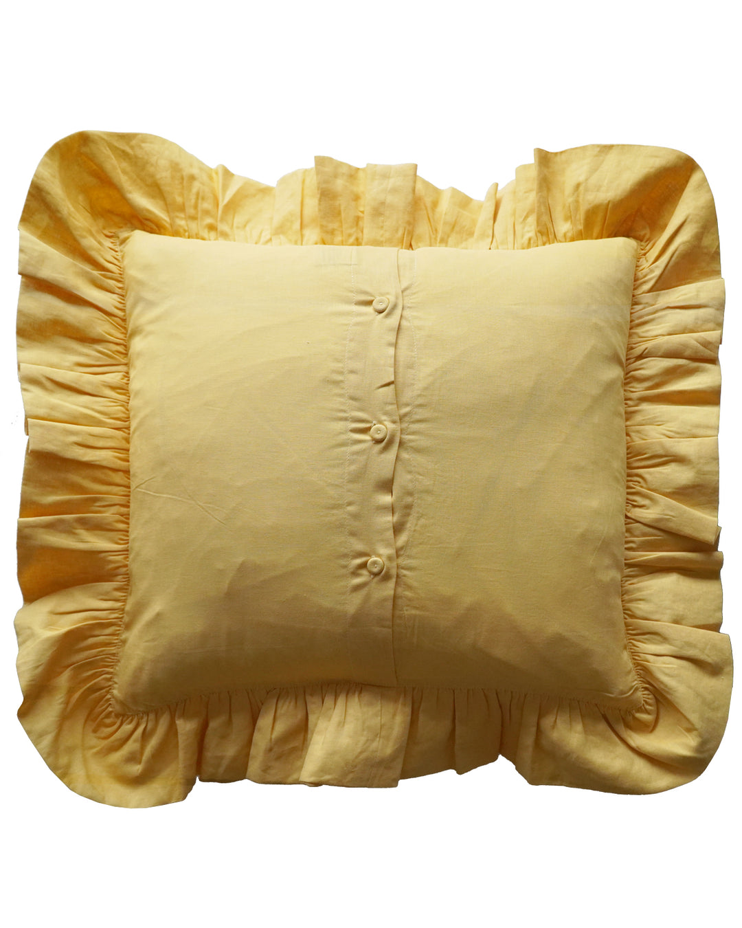 Bridgerton Embroidered Ruffle Cushion made with Linen Liberty Fabric POSY CORSAGE