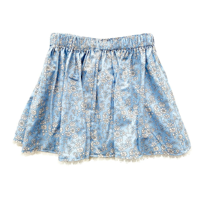 Esther Skirt made with Liberty Fabric CAPEL BLUE - Coco & Wolf