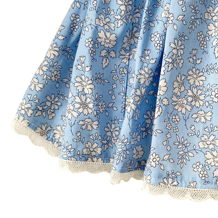 Esther Skirt made with Liberty Fabric CAPEL BLUE - Coco & Wolf