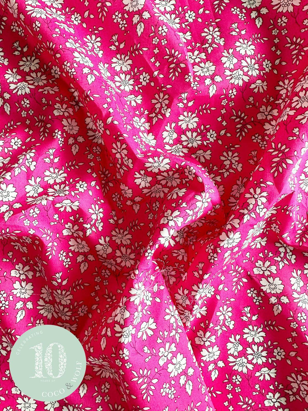 Coco & Wolf Liberty Fabric Tana Lawn® Cotton CAPEL FUCHSIA