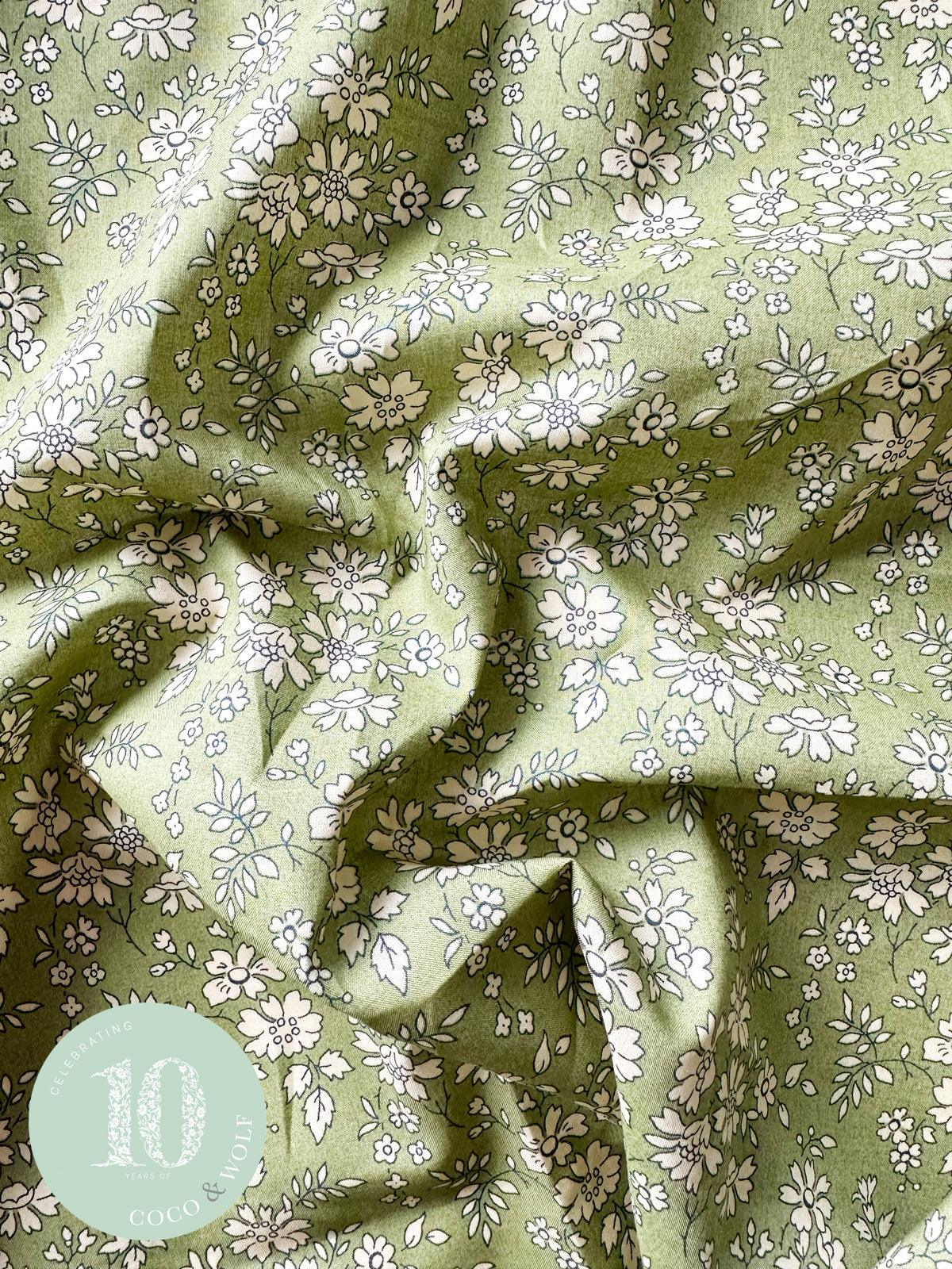 EXCLUSIVE Liberty Fabric Tana Lawn® Cotton CAPEL PISTACHIO - Coco & Wolf