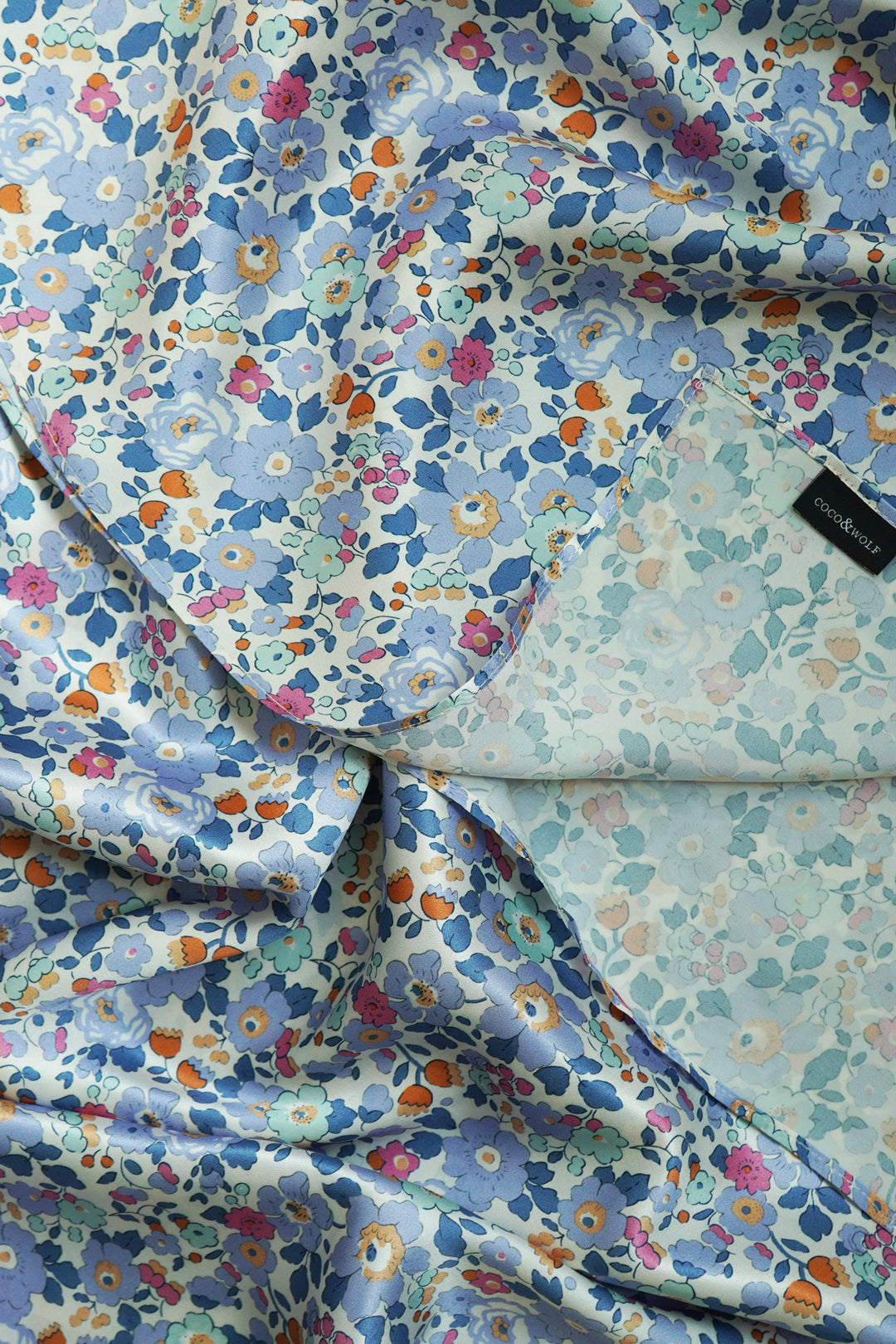 Oversize Silk Scarf made with Liberty Fabric BETSY