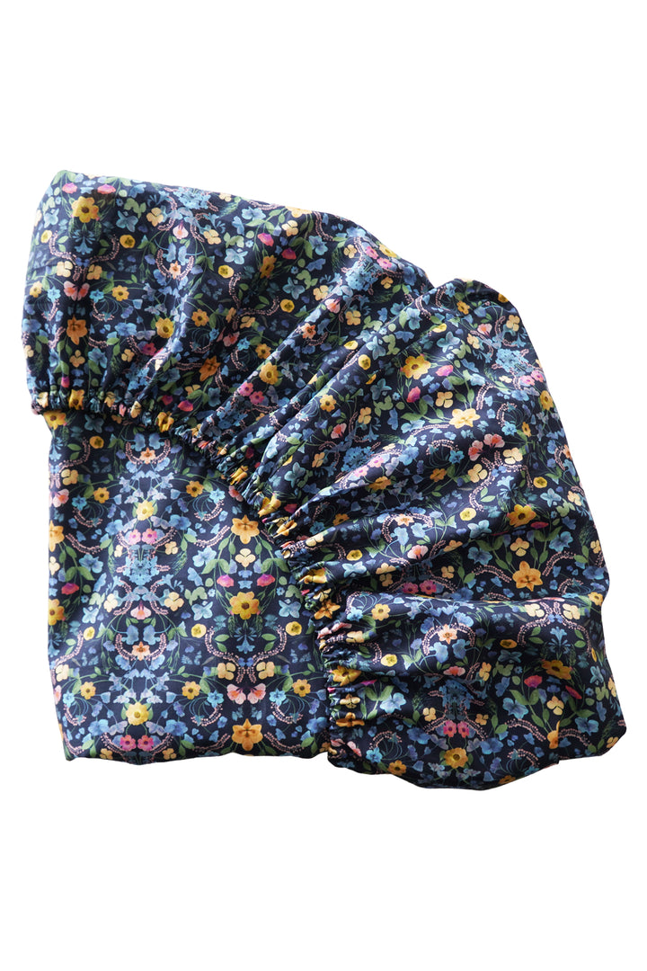 Fitted Sheet made with Liberty Fabric AURORA