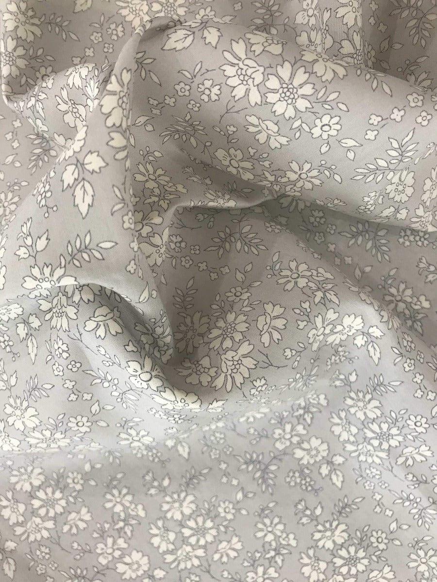 Fitted Sheet made with Liberty Fabric CAPEL GREY - Coco & Wolf