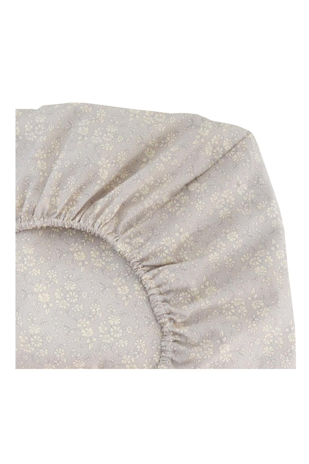 Fitted Sheet made with Liberty Fabric CAPEL GREY - Coco & Wolf