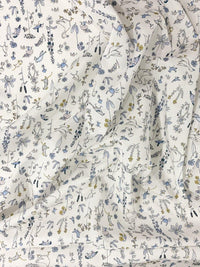Fitted Sheet made with Liberty Fabric THEO BLUE - Coco & Wolf