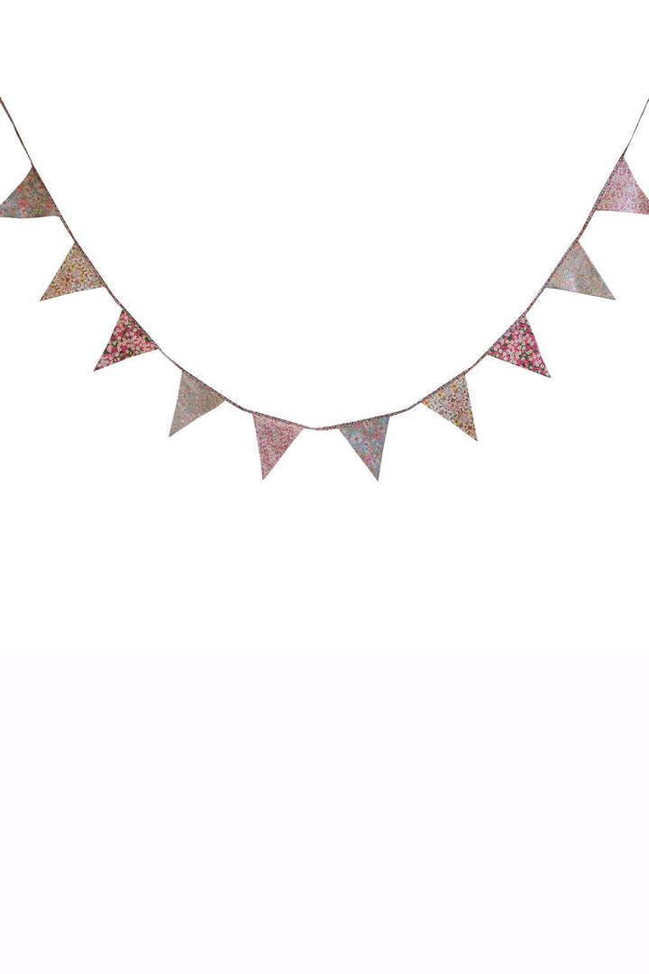 Flag Bunting made with Liberty Fabric PINKS - Coco & Wolf