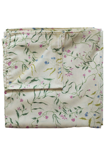 Bridgerton Flat Top Sheet made with Liberty Fabric REGAL BLOSSOM GREEN