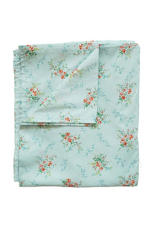 Flat Top Sheet made with Liberty Fabrics & Bridgerton GARDEN BLOOMS BLUE