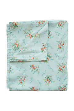 Flat Top Sheet made with Liberty Fabrics & Bridgerton GARDEN BLOOMS BLUE
