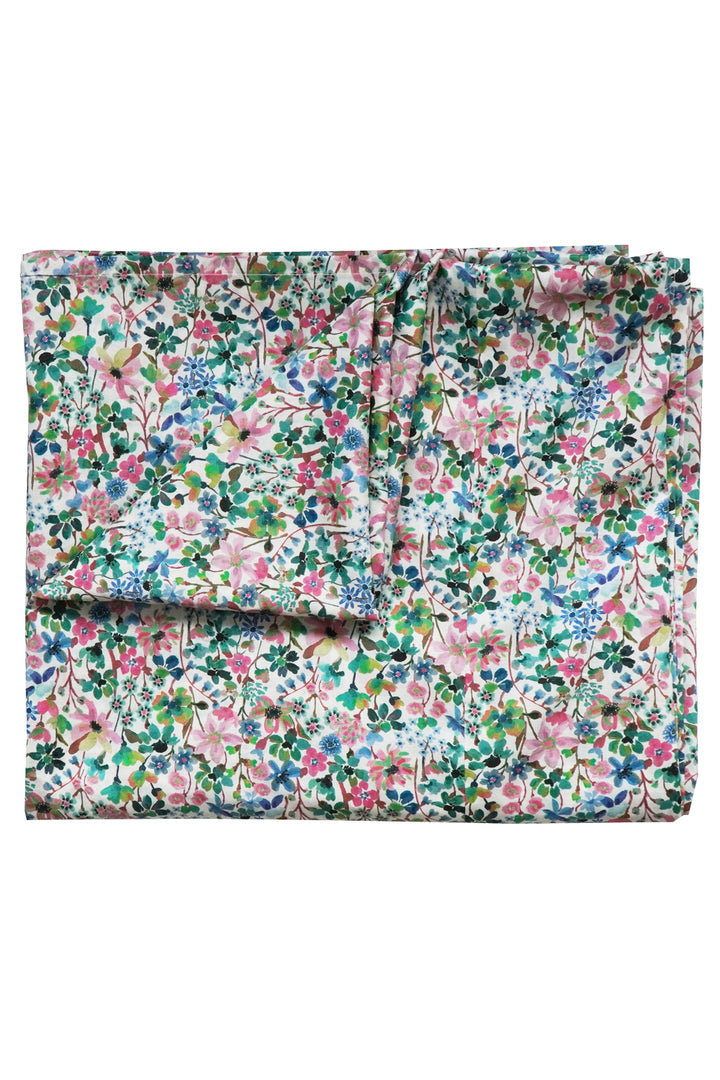 Flat Top Sheet made with Liberty Fabric DREAMS OF SUMMER