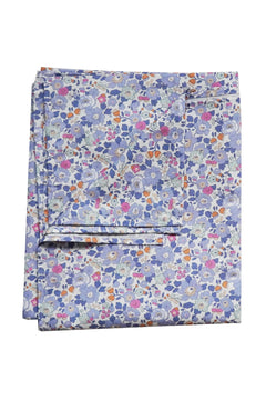 Flat Top Sheet made with Liberty Fabric BETSY LAVENDER BLUE