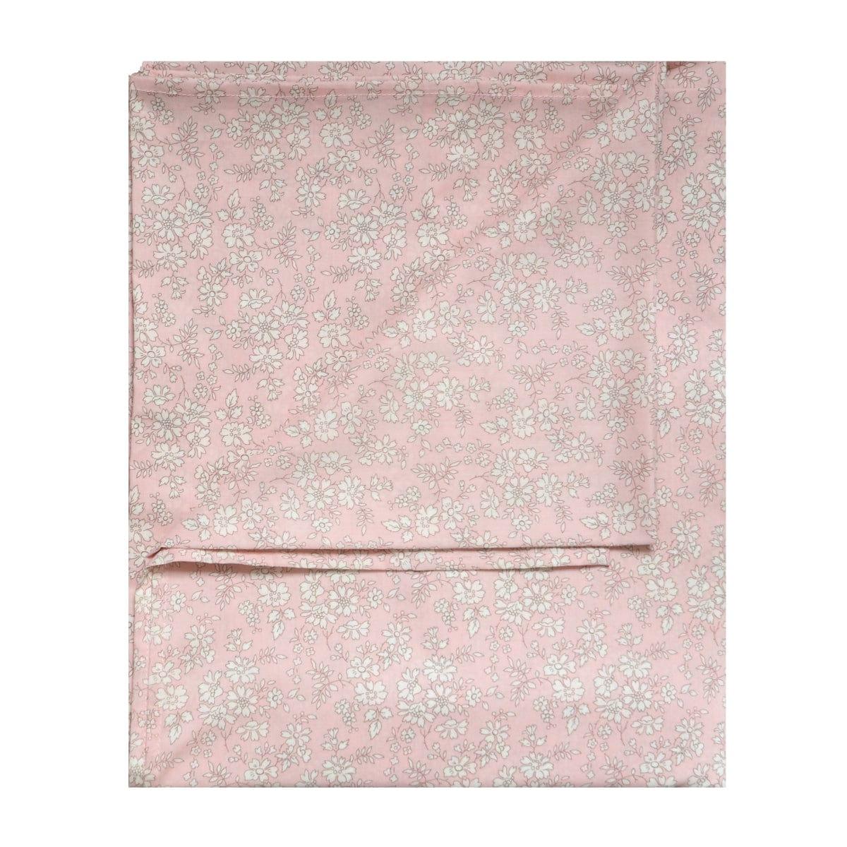 Flat Top Sheet made with Liberty Fabric CAPEL PINK - Coco & Wolf